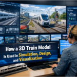 How a 3D Train Model Is Used in Simulation, Design, and Visualization